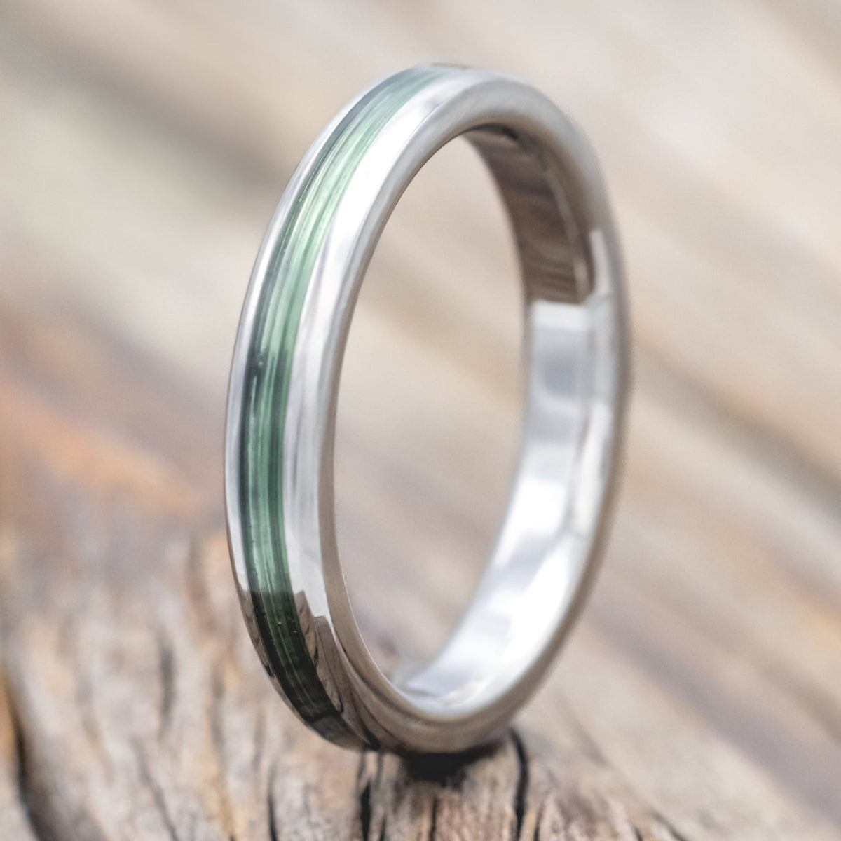Green Mono Fishing Line Inlay