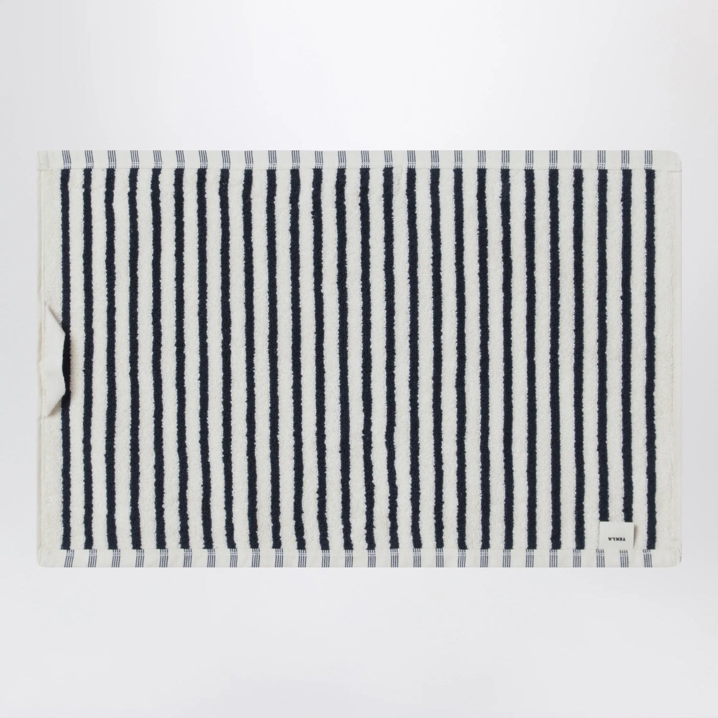 Tekla - White striped guest towel 30x50