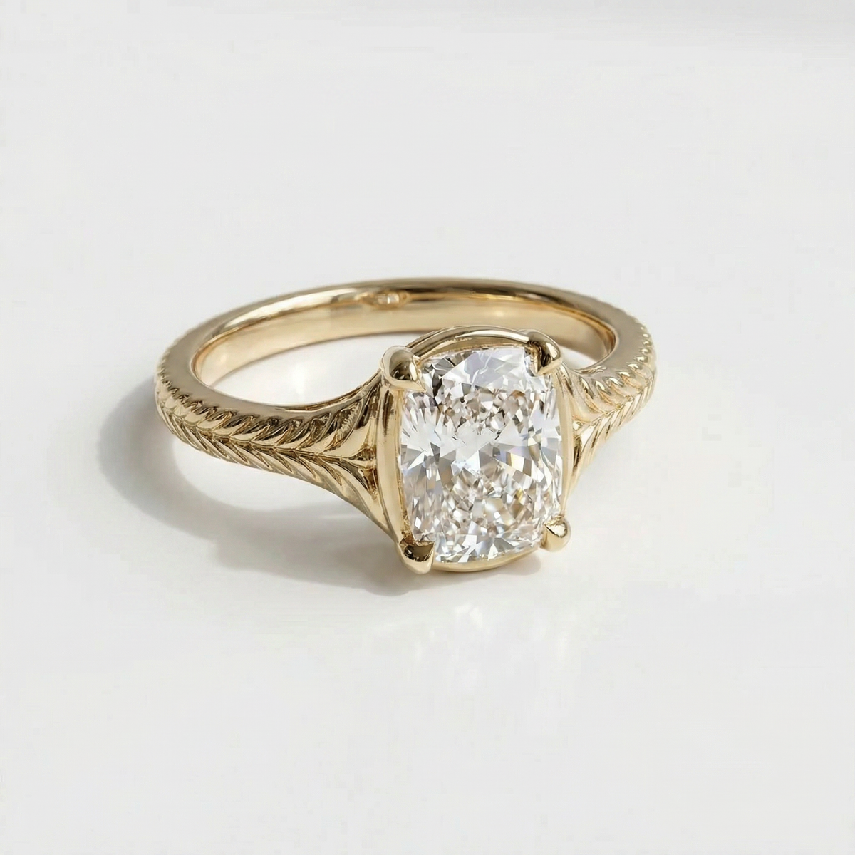 The Gilda Engagement Ring | 2 CTW | Elongated Cushion | IGI Certified