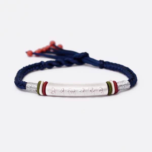 Lucky Red String Bracelet Mantra