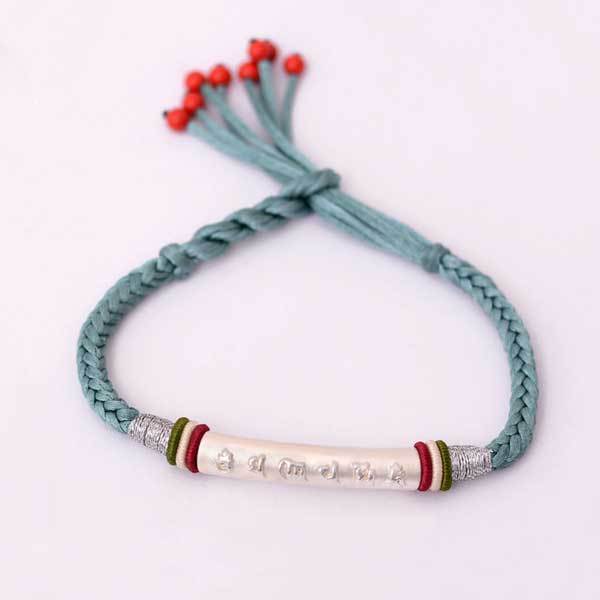 Lucky Red String Bracelet Mantra