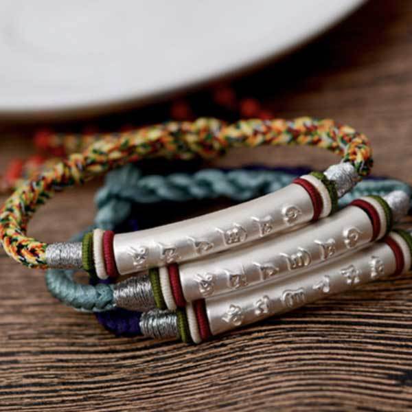 Lucky Red String Bracelet Mantra