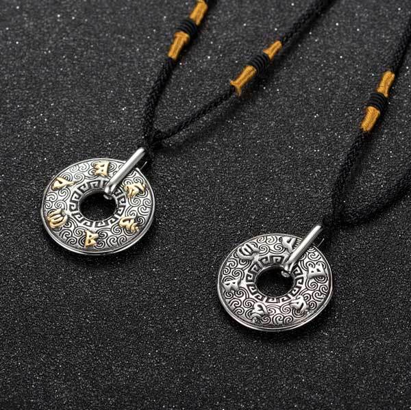 Tibetan Mani Mantra Necklace - Om Mani Padme Hum