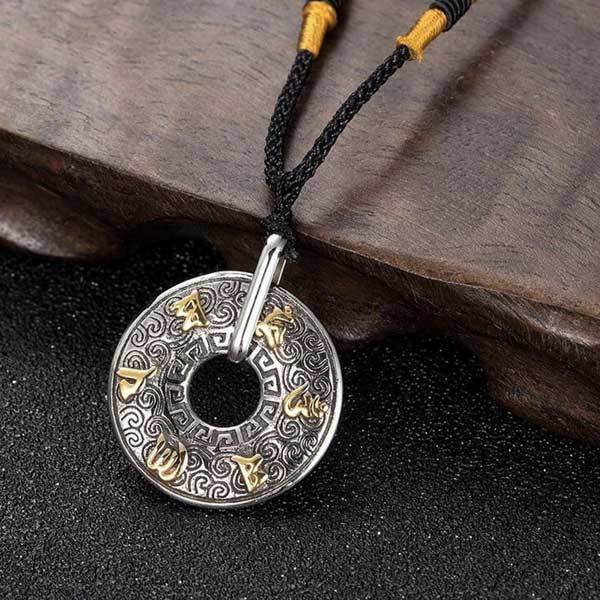 Tibetan Mani Mantra Necklace - Om Mani Padme Hum