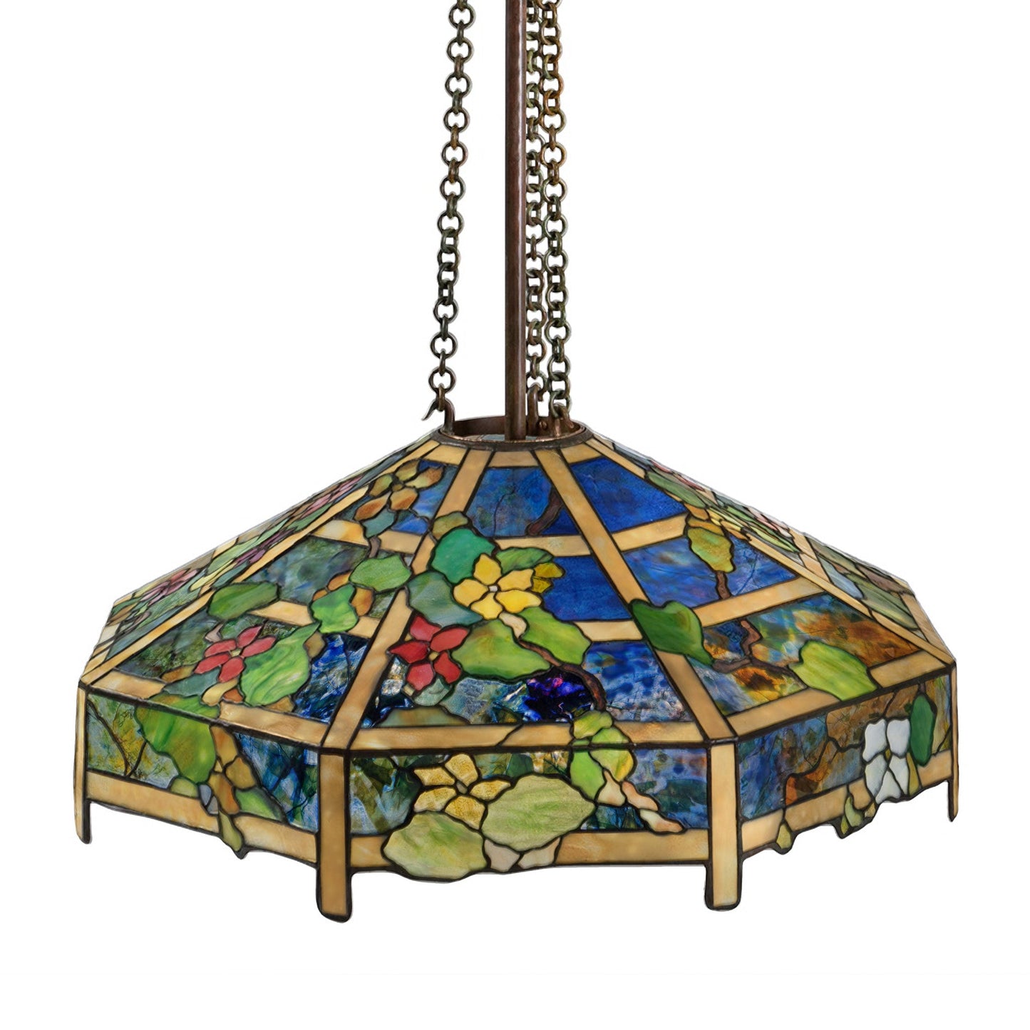 Tiffany Studios New York "Nasturtium" Chandelier