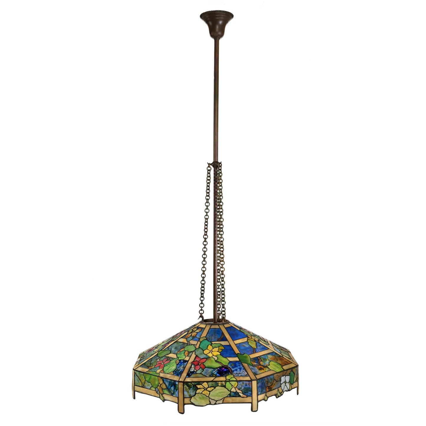 Tiffany Studios New York "Nasturtium" Chandelier