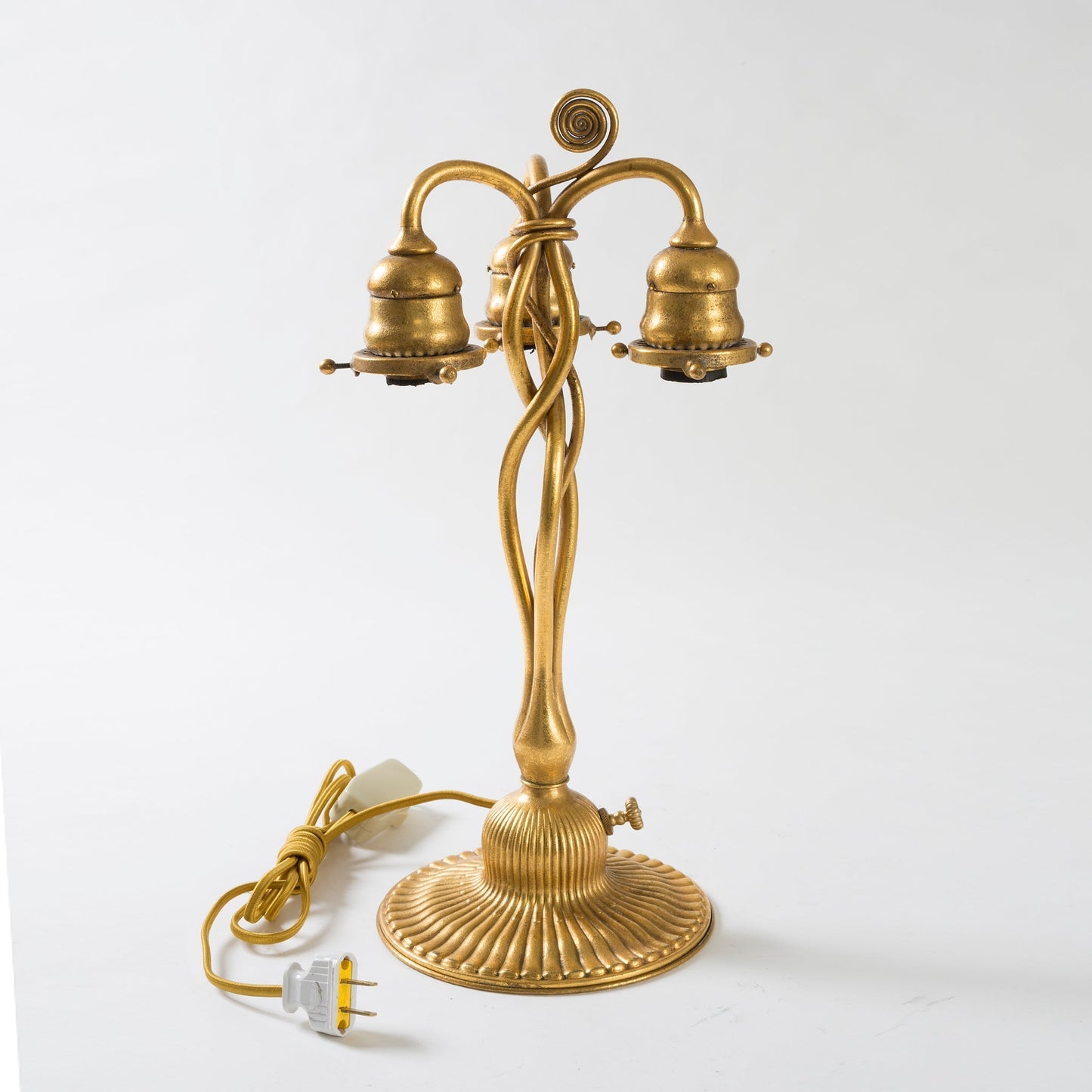 Tiffany Studios New York "Newell Post" Favrile Glass Desk Lamp