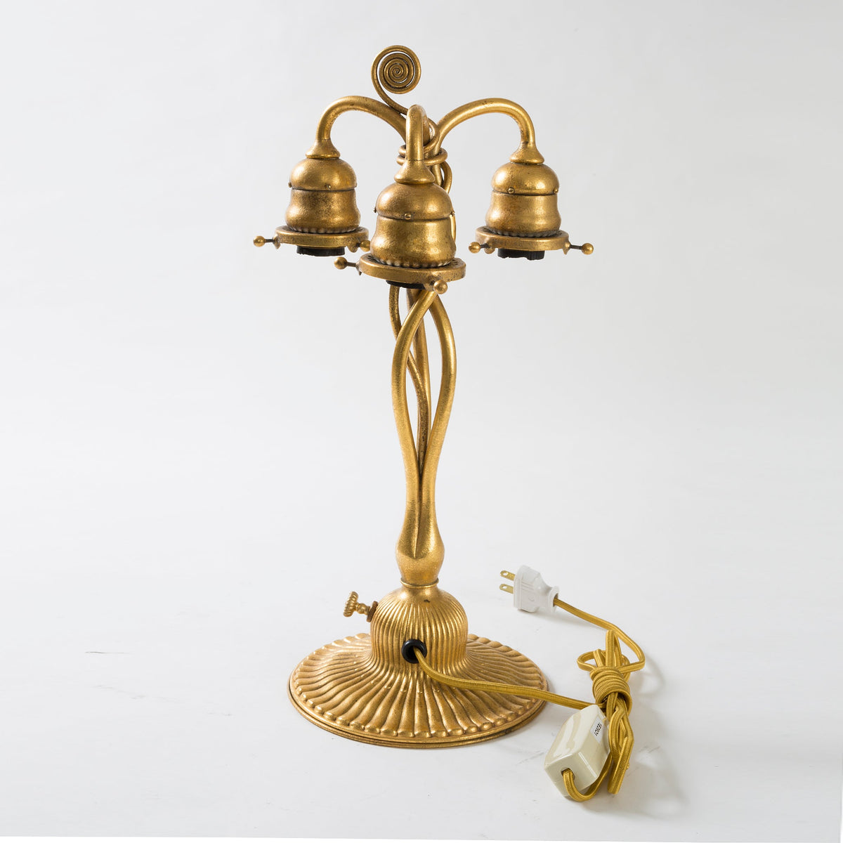 Tiffany Studios New York "Newell Post" Favrile Glass Desk Lamp