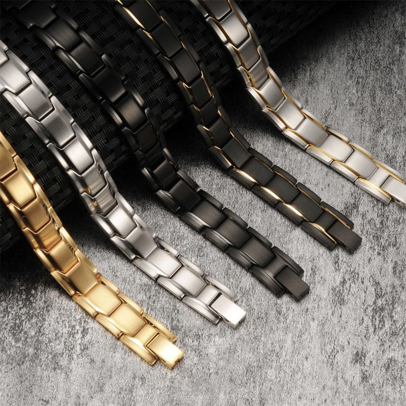 Titanium Steel Magnetic Therapy Bracelet