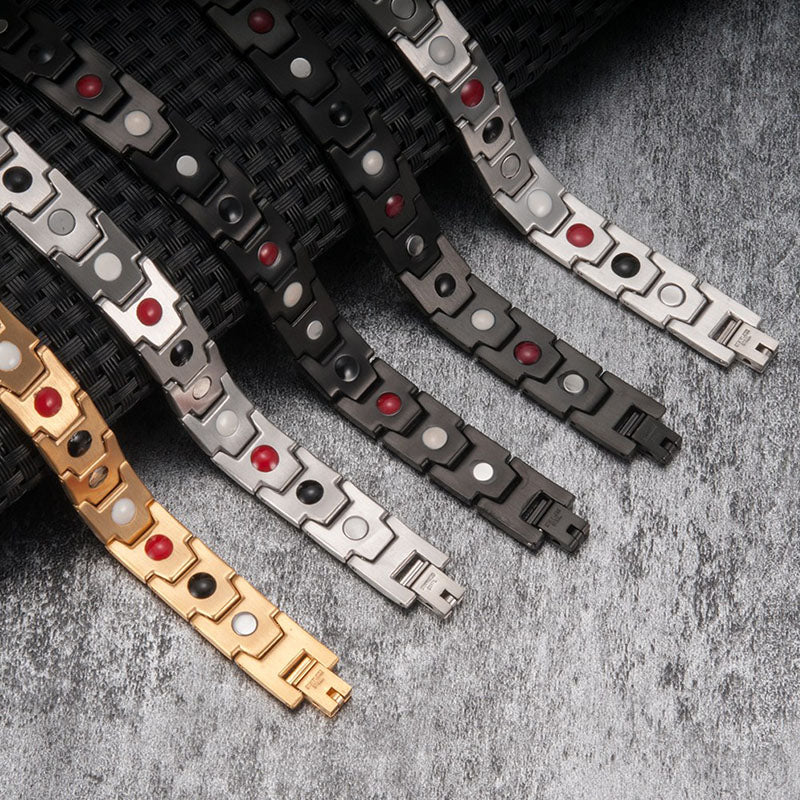 Titanium Steel Magnetic Therapy Bracelet