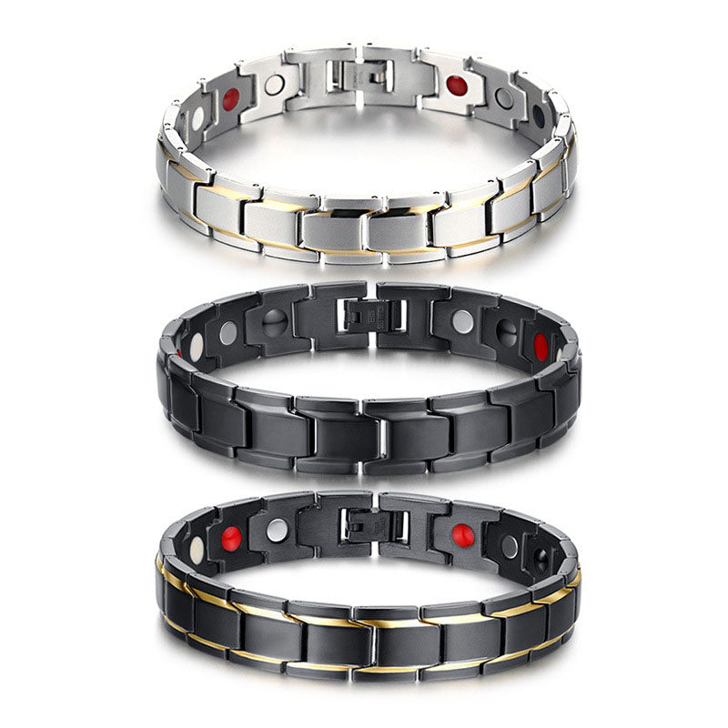 Titanium Steel Magnetic Therapy Bracelet