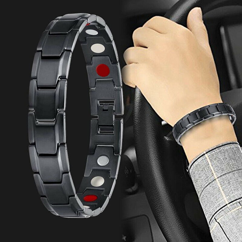 Titanium Steel Magnetic Therapy Bracelet