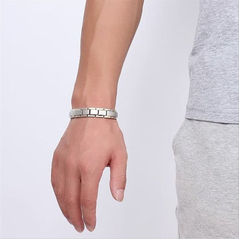 Titanium Steel Magnetic Therapy Bracelet