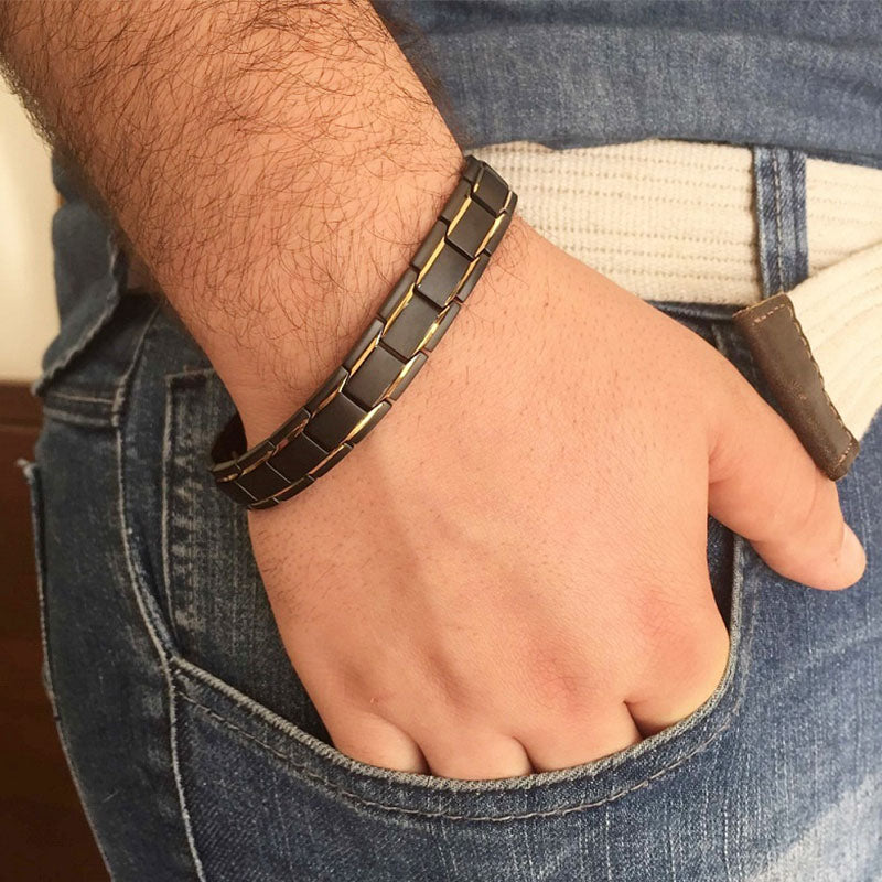 Titanium Steel Magnetic Therapy Bracelet