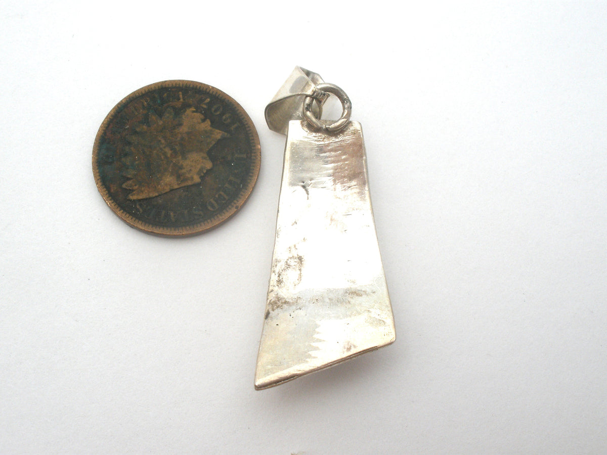 Turquoise Coral & Opal Pendant 925