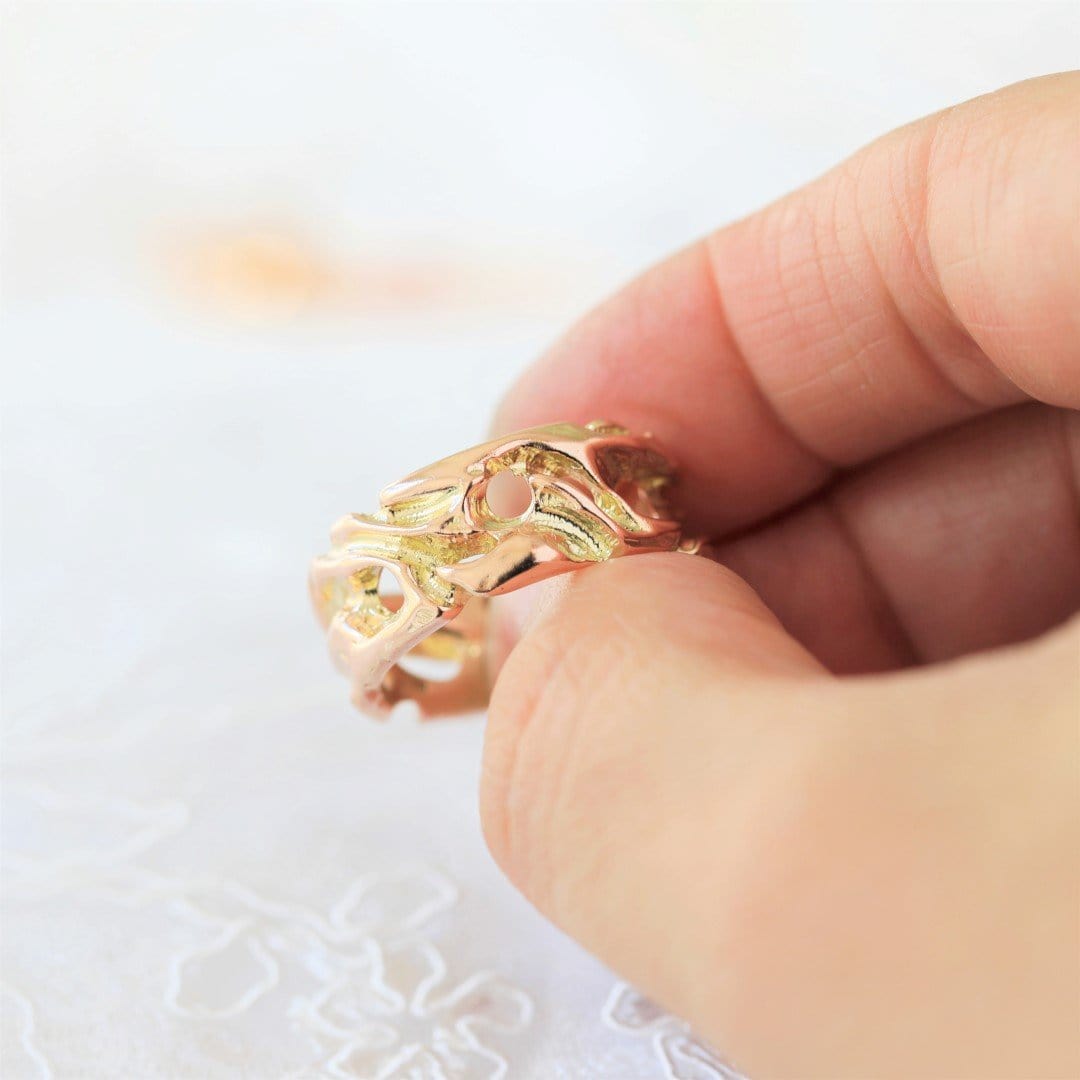 Rustic Mens Wedding Ring