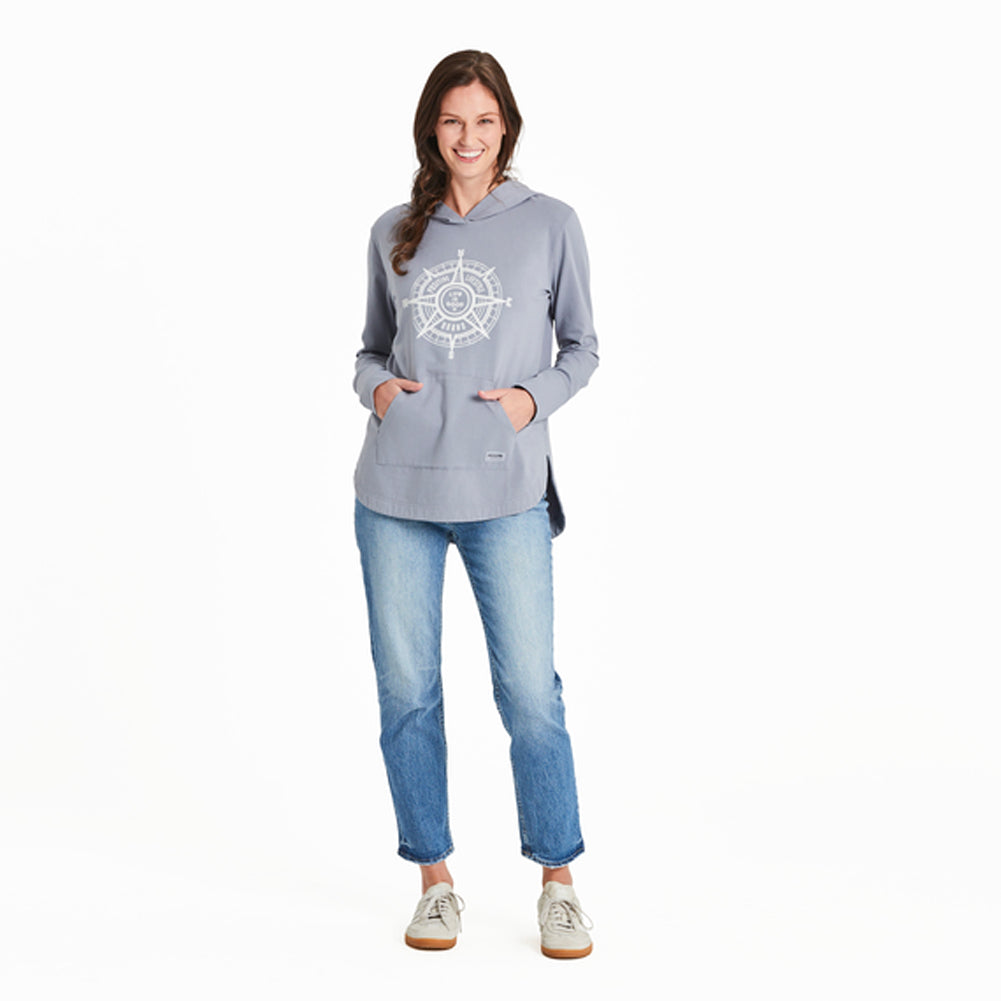 Women's Positive Compass Crusher-FLEX Hoodie Tunic - 129418