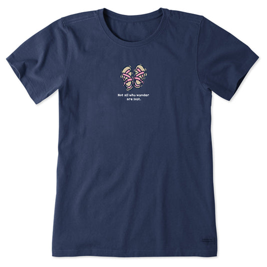 Women's Sporty Sandals Short Sleeve Tee - 129236