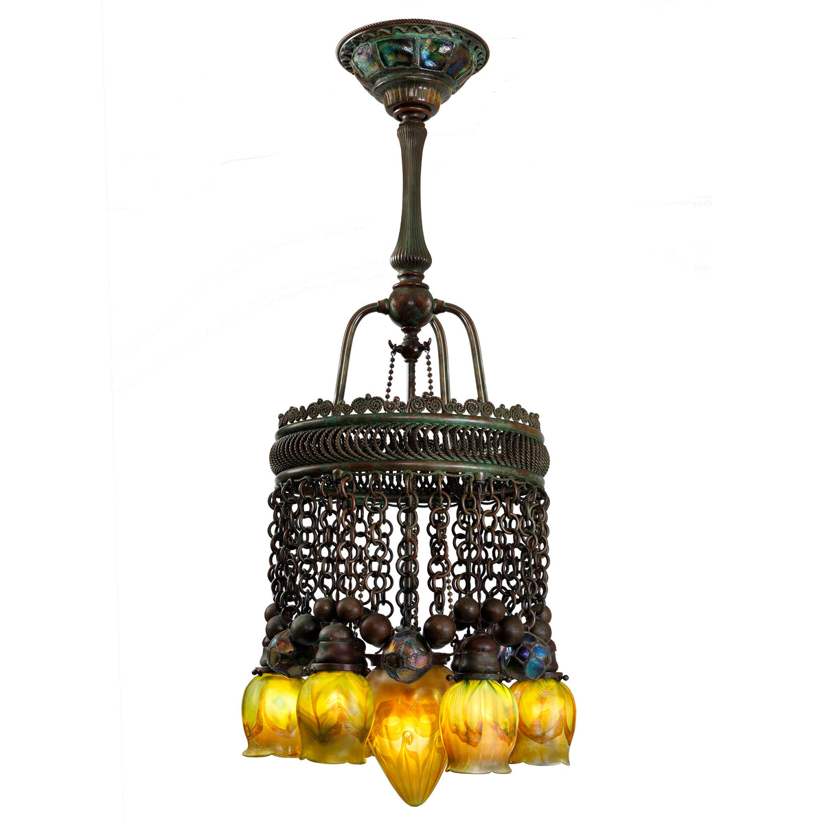 Tiffany Studios New York "Moorish" Chandelier