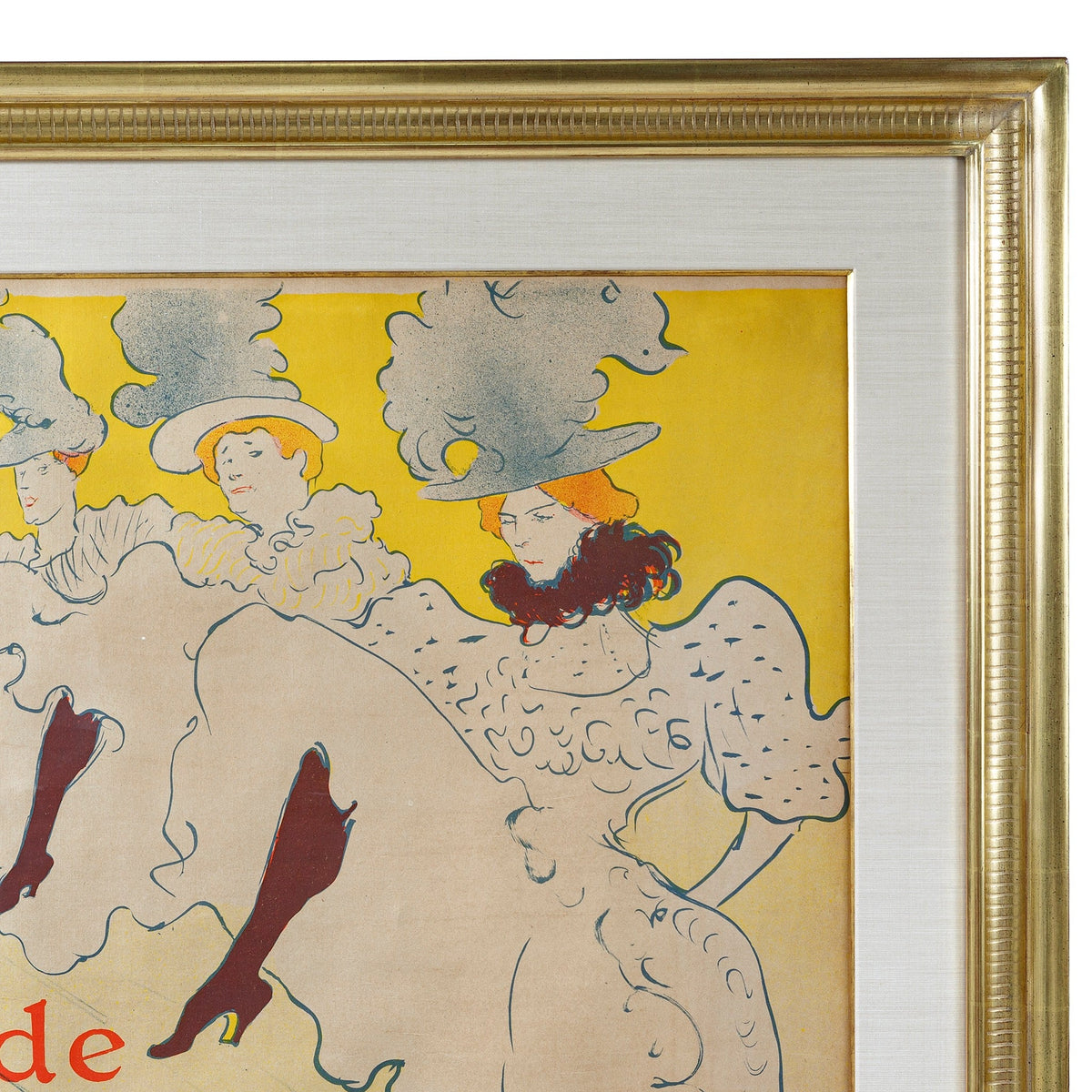 Henri de Toulouse-Lautrec "La Troupe de Mademoiselle Églantine" Lithograph