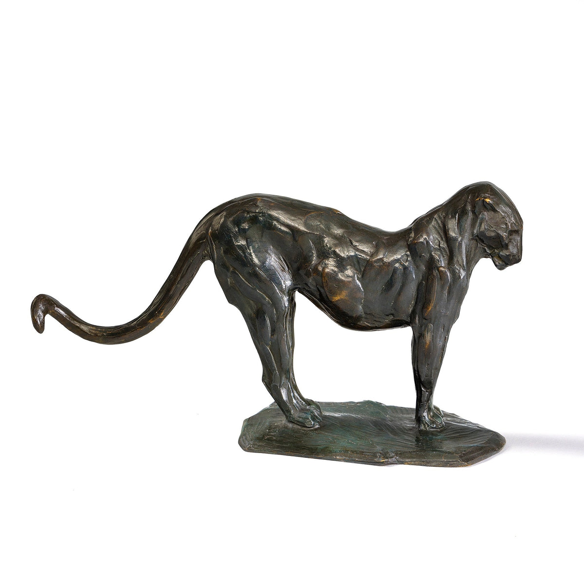 Rembrandt Bugatti "Panthère au repos" Bronze Sculpture