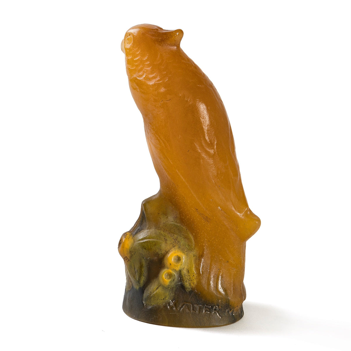 Amalric Walter “Parrot” Pâte de verre Paperweight