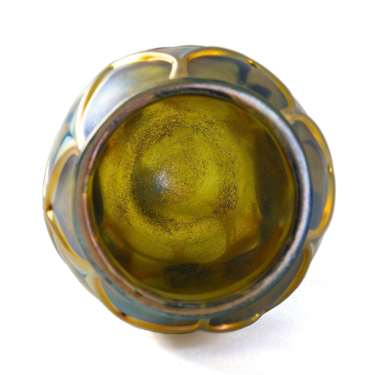 Tiffany Studios New York Decorated Beehive Paperweight Vase