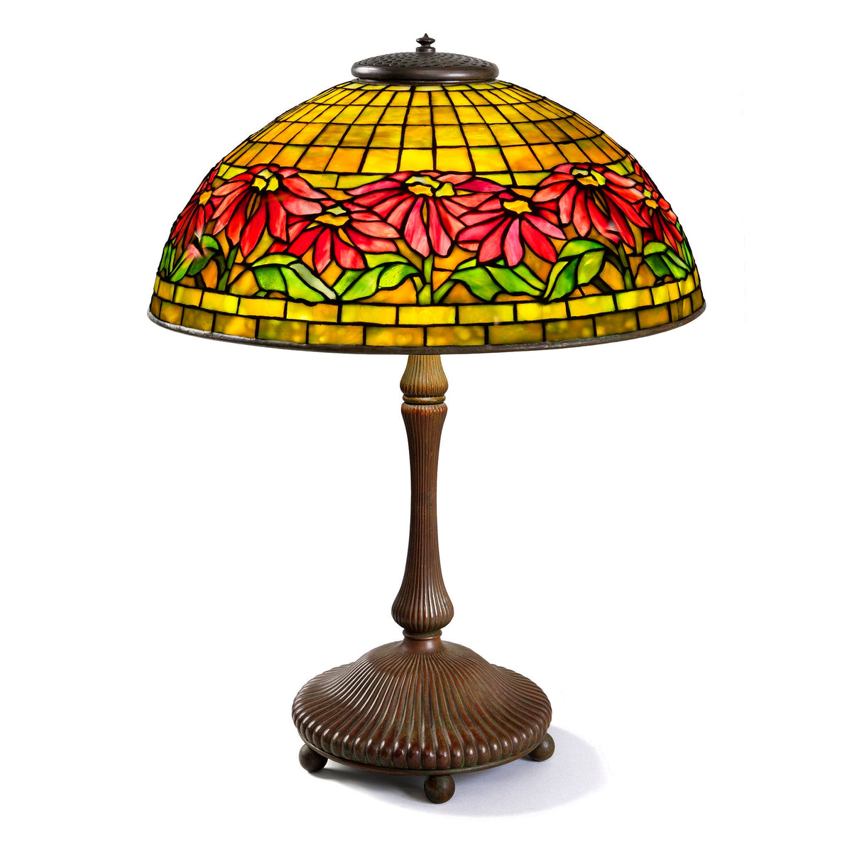 Tiffany Studios New York "Poinsettia" Table Lamp