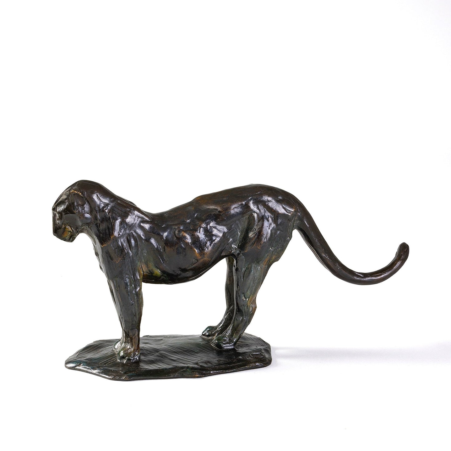 Rembrandt Bugatti "Panthère au repos" Bronze Sculpture
