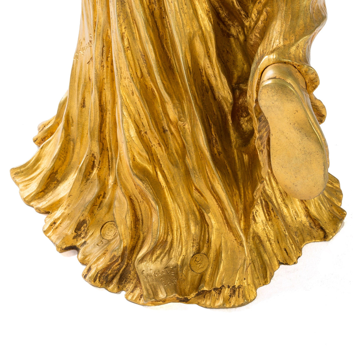 Agathon Léonard Bronze Sculpture, series Jeu de l’echarpe