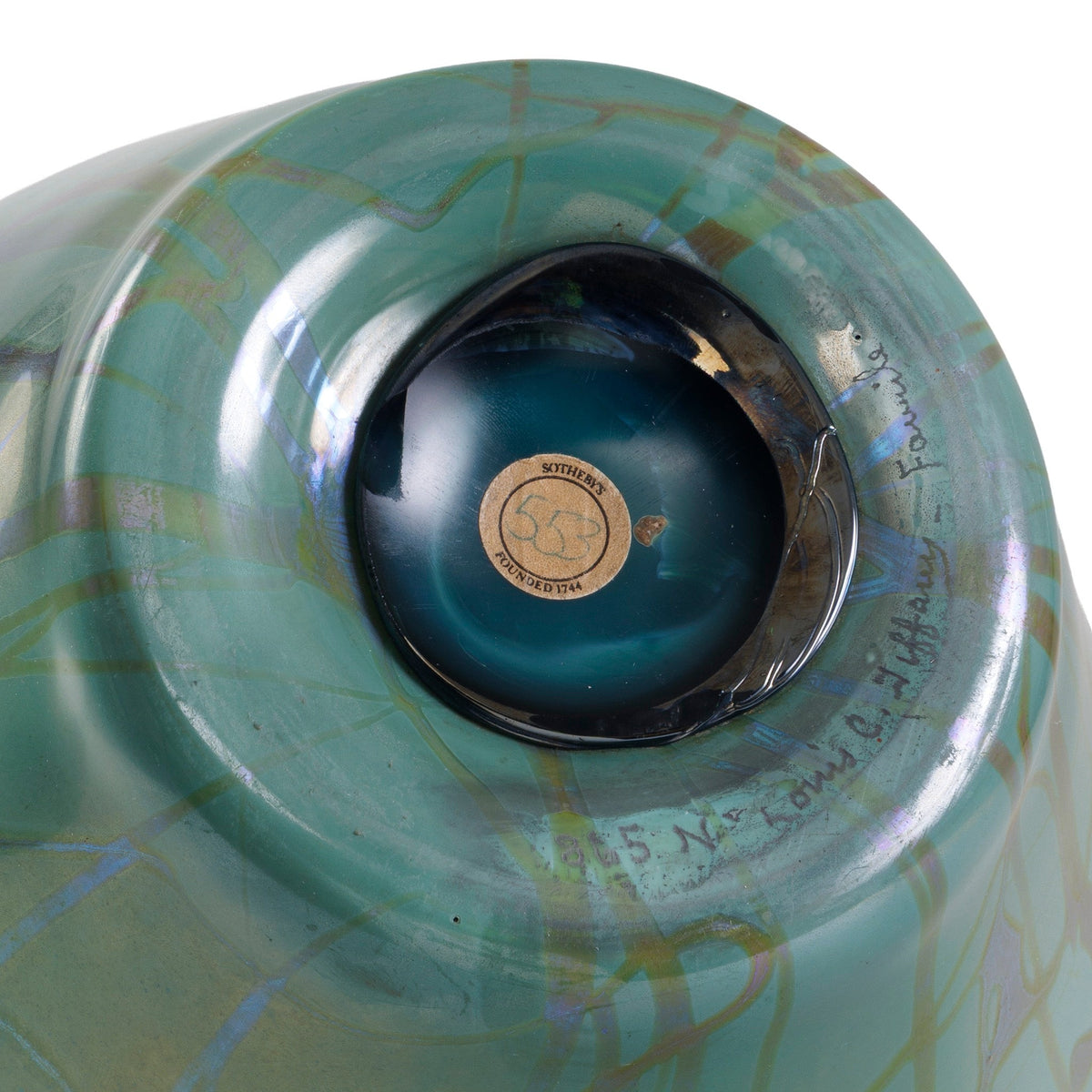 Tiffany Studios New York Monumental Favrile Glass Vase