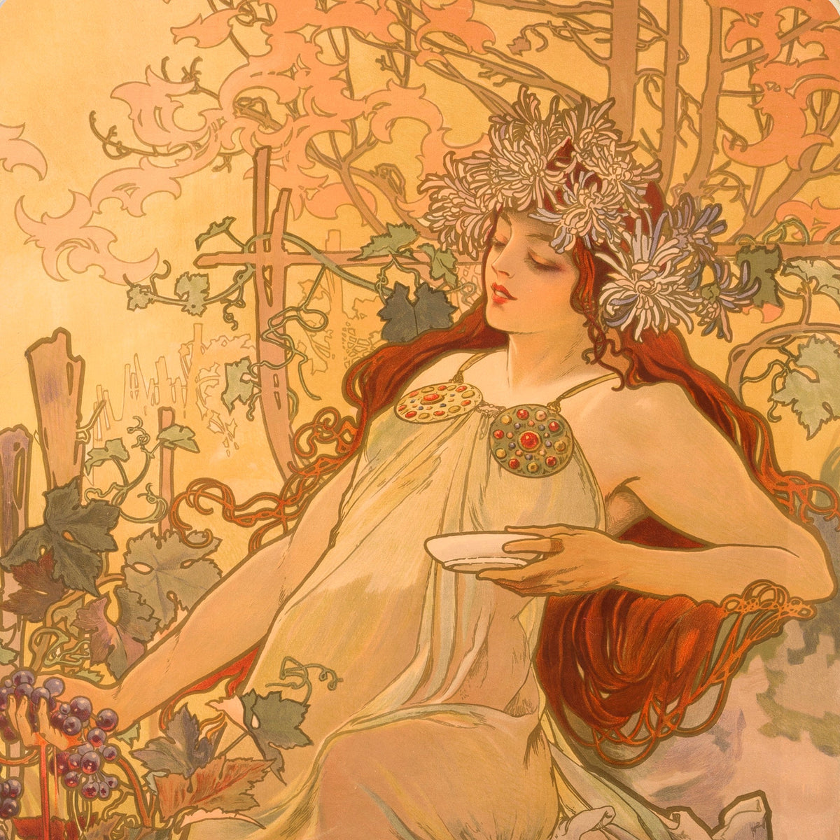 Alphonse Mucha "Les Saisons (The Seasons)" Lithographs
