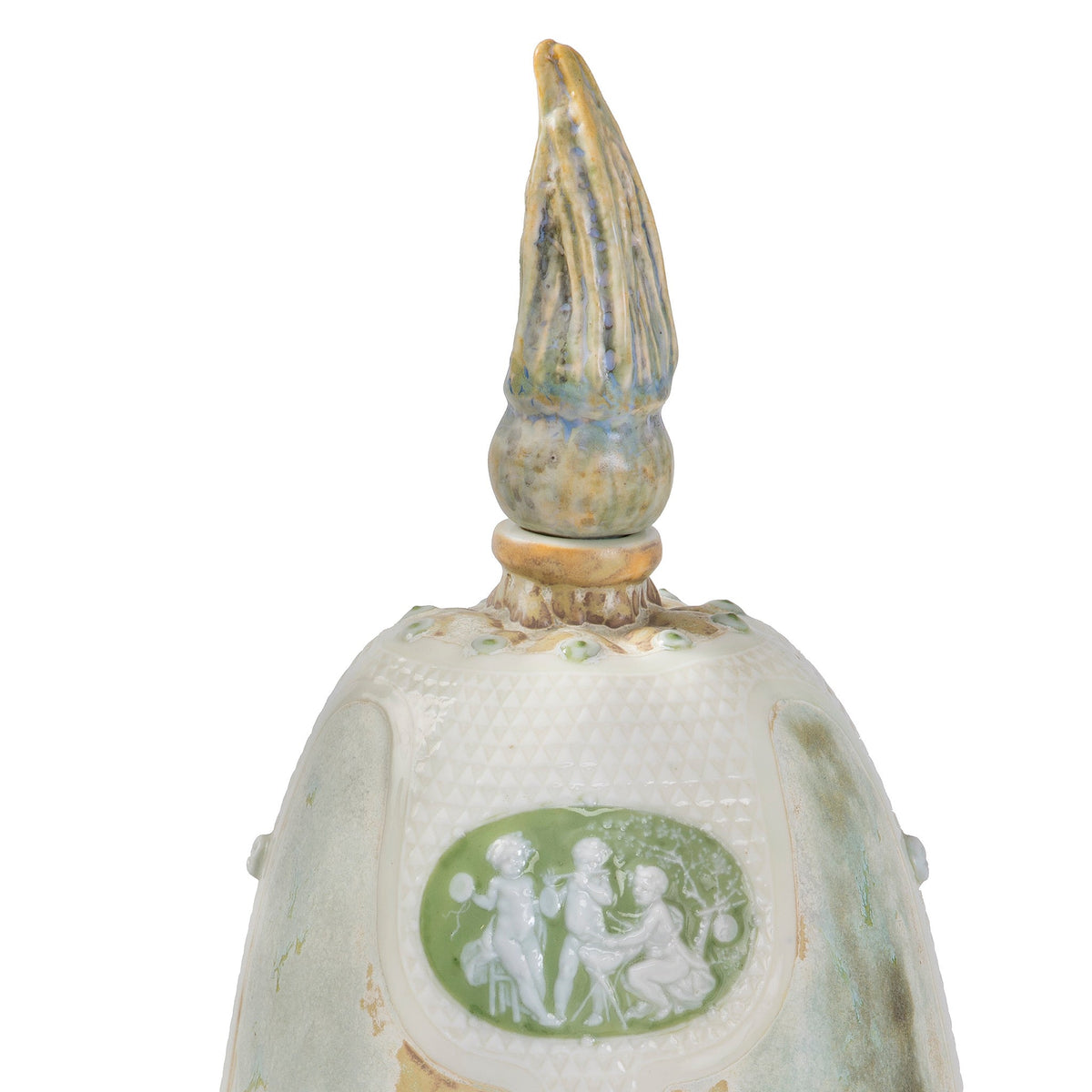 Taxile Doat "La Musique et la Danse" Vase with Stopper