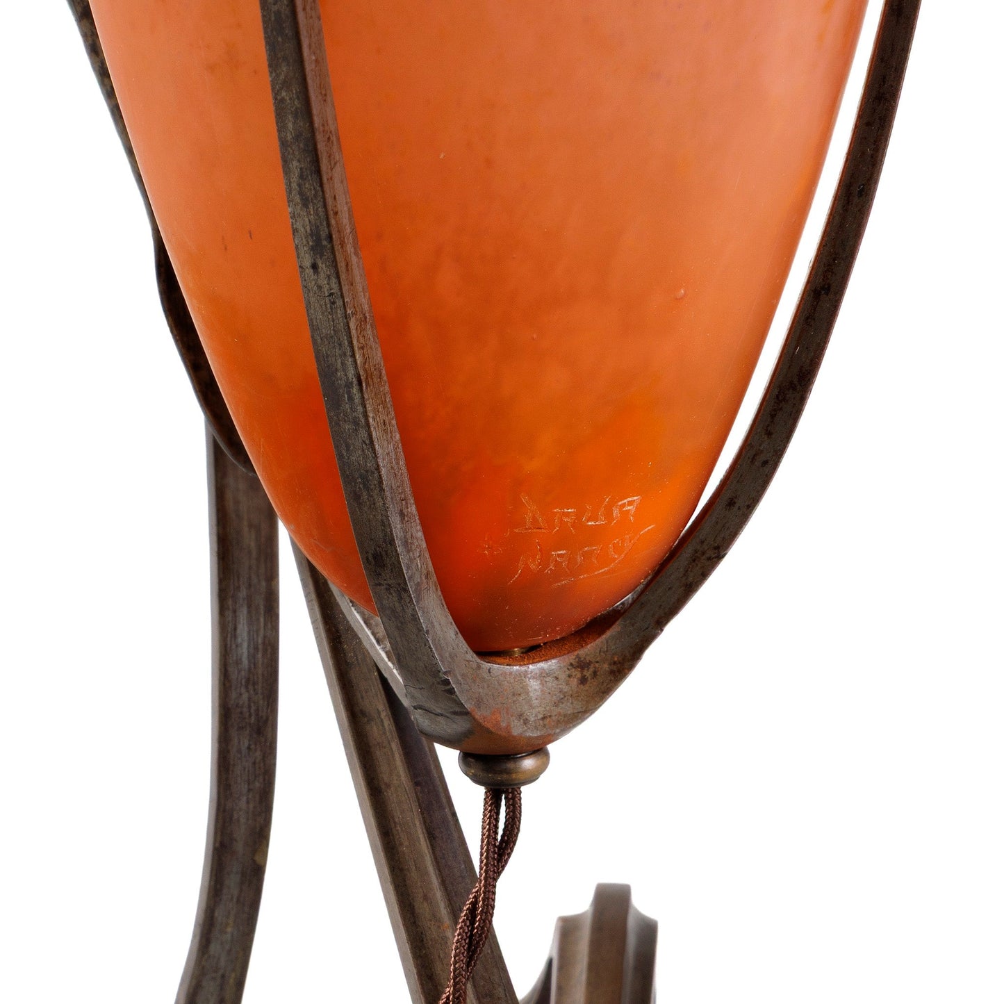 Louis Majorelle & Daum-Nancy "Orchidée" Table Lamp