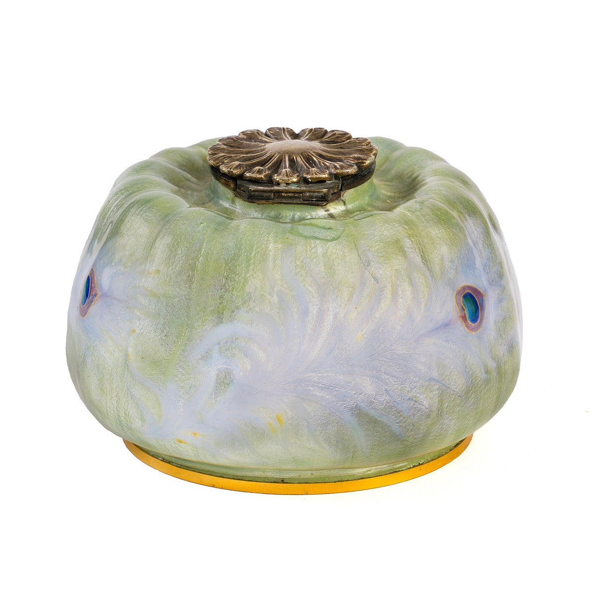 Eugène Feuillâtre "Pavot" Inkwell