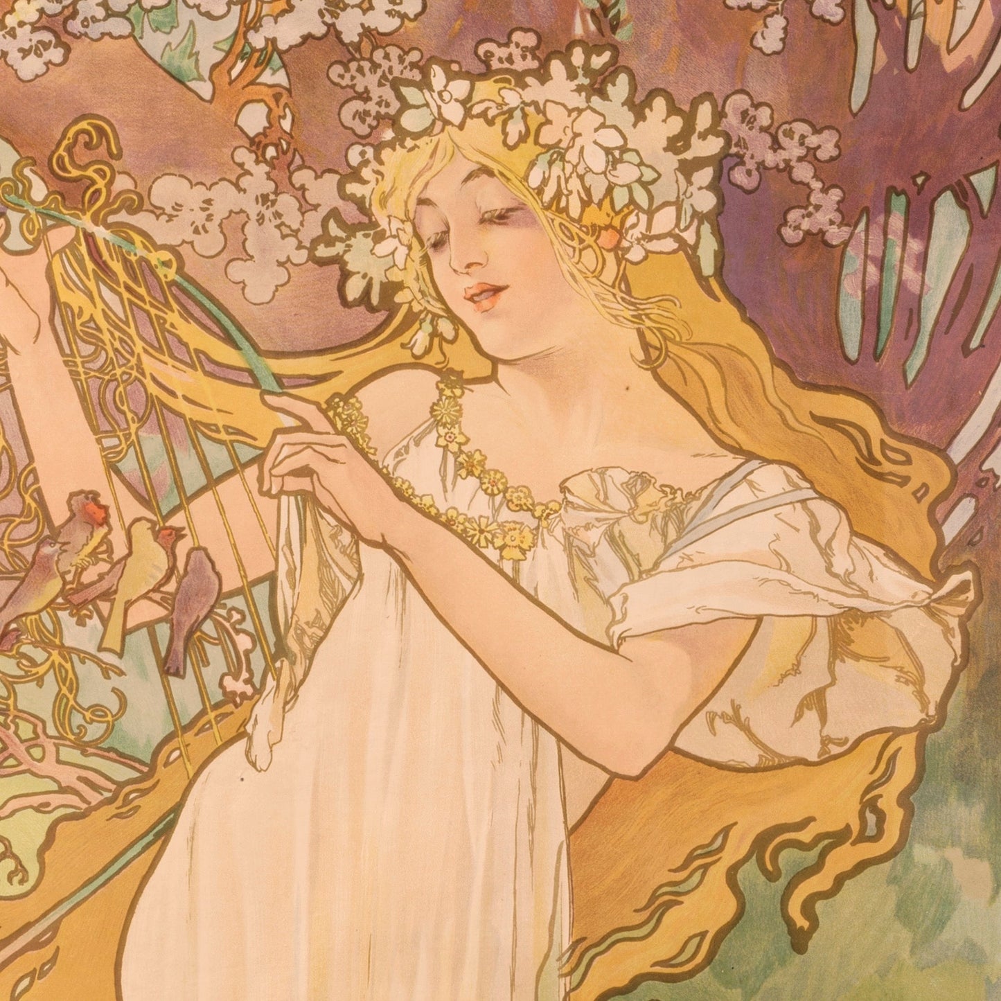 Alphonse Mucha "Les Saisons (The Seasons)" Lithographs