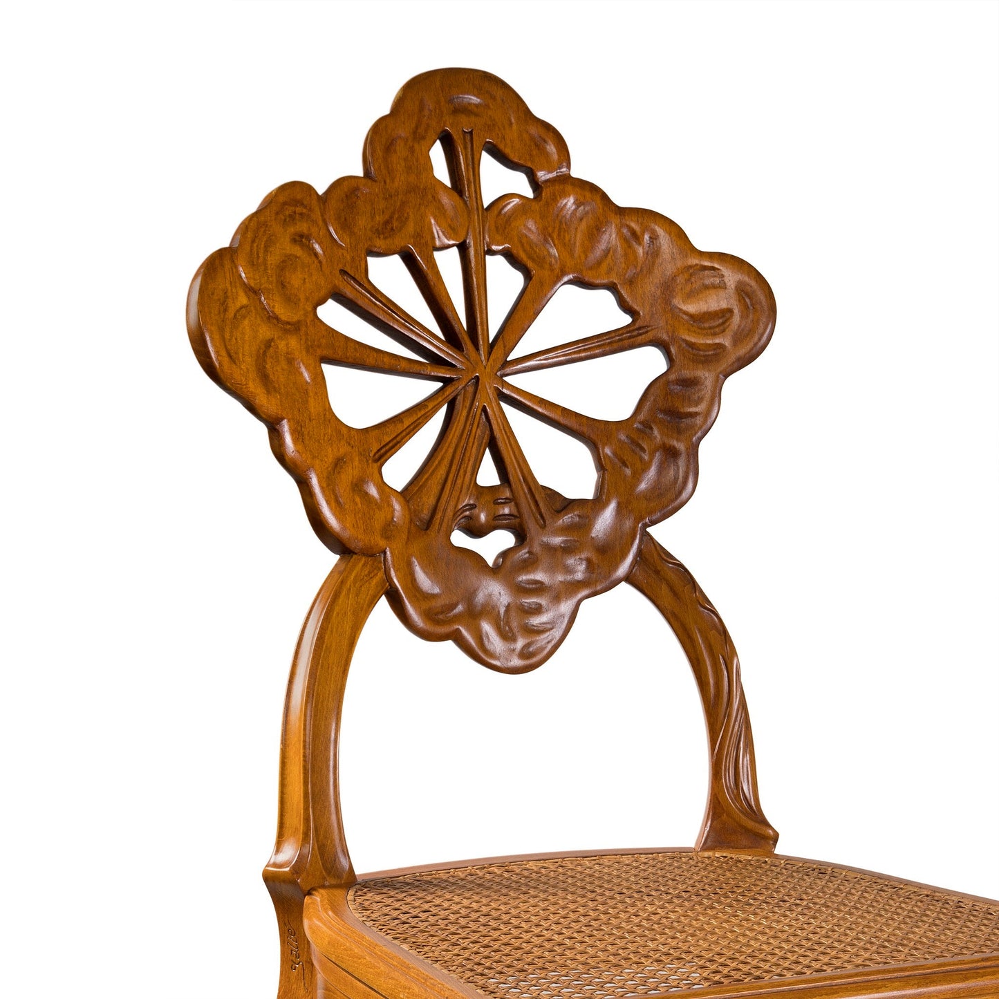 Émile Gallé "Ombelle" Side Chair