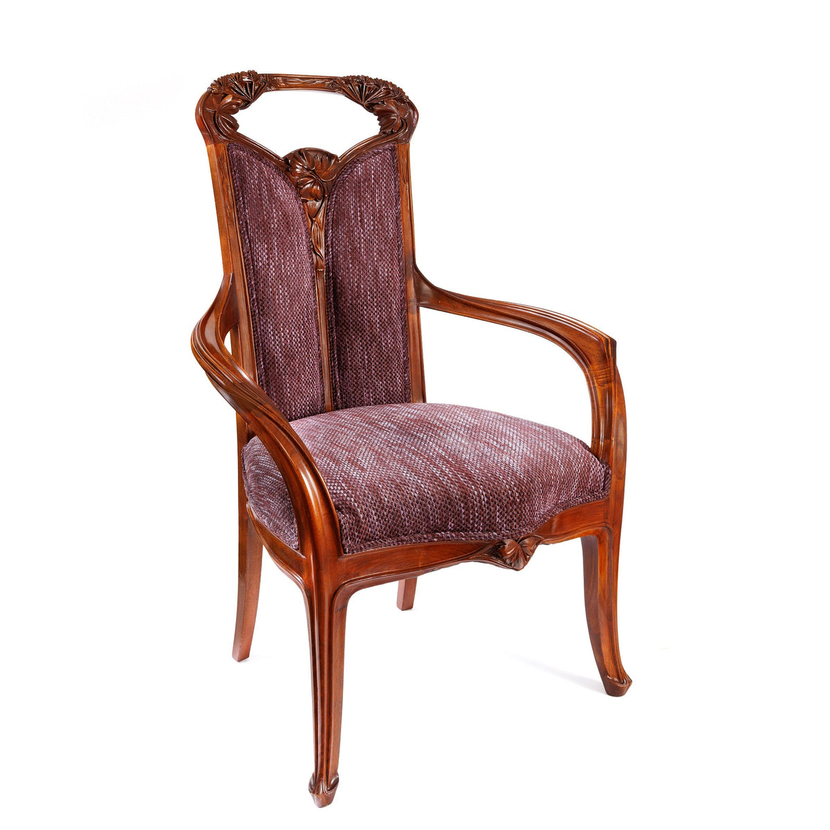 Louis Majorelle "Ombellifères" Settee and Side Chairs
