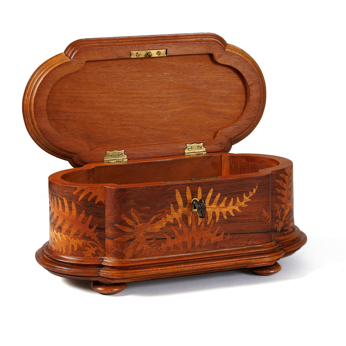Émile Gallé Marquetry "Mayfly and Ferns" Coffret