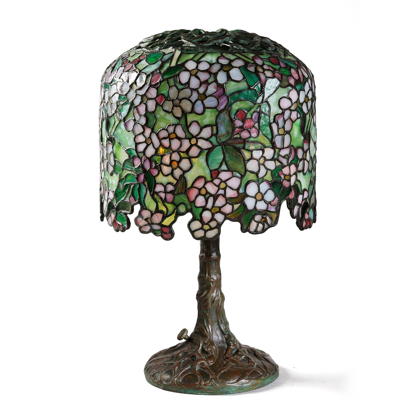 Tiffany Studios New York Pony "Apple Blossom" Table Lamp