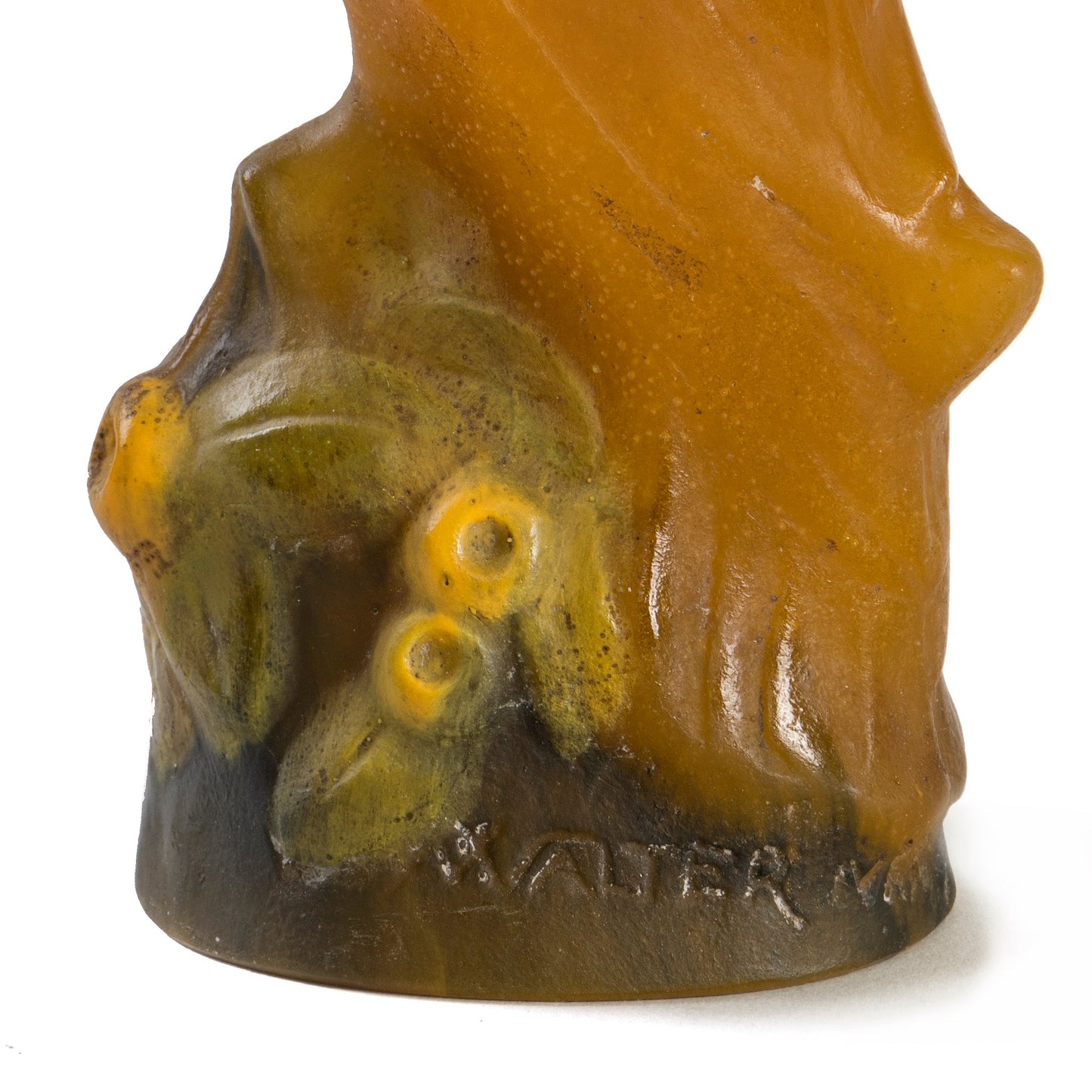 Amalric Walter “Parrot” Pâte de verre Paperweight
