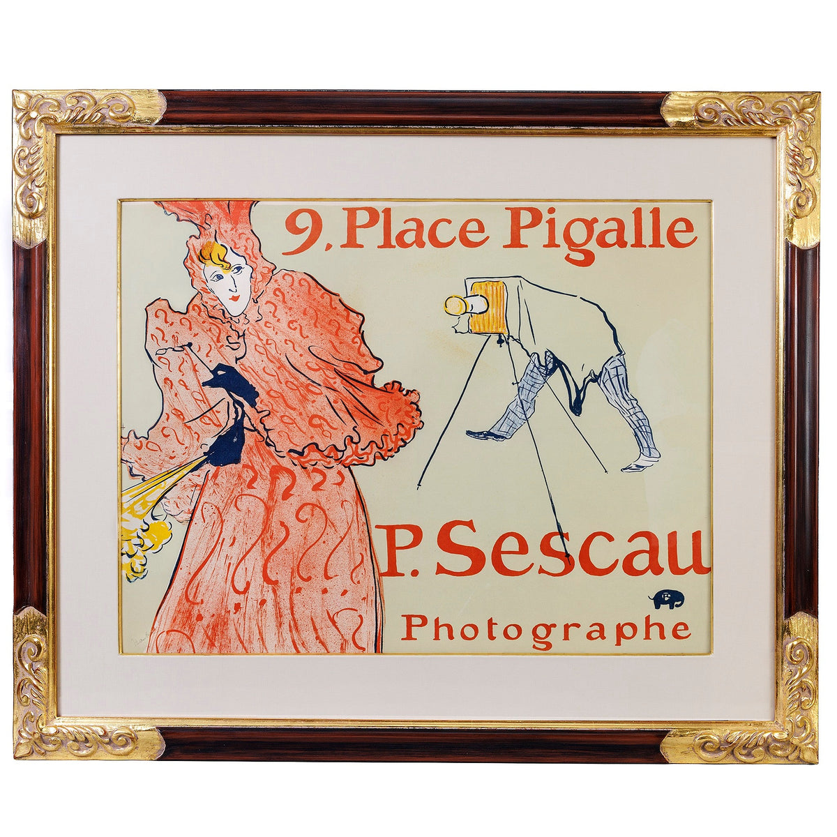 Henri de Toulouse-Lautrec "P.Sescau" Lithograph