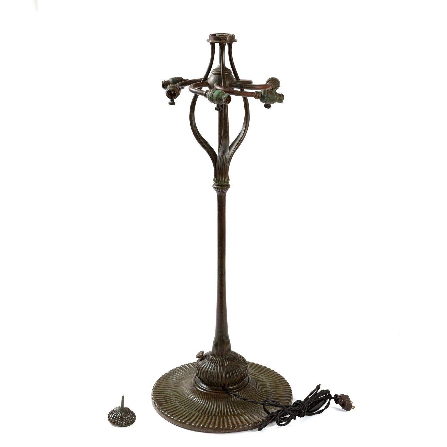 Tiffany Studios New York "Lotus Leaf"  Table Lamp
