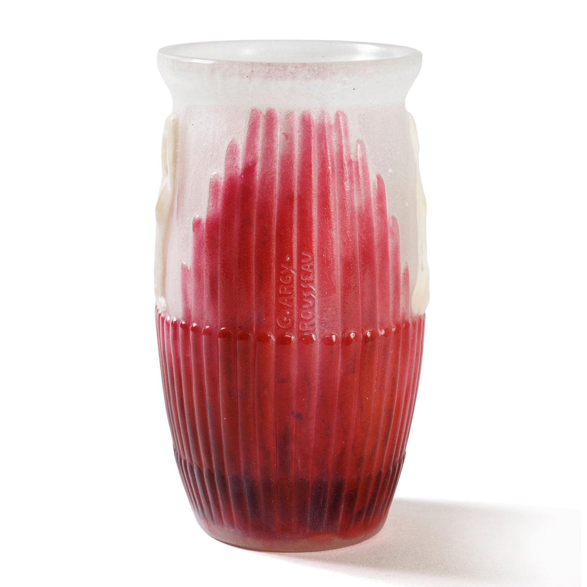 Gabriel Argy-Rousseau "Les Parfums" Pâte de verre Glass Vase