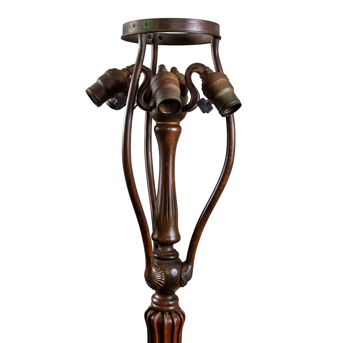 Tiffany Studios New York "Peony" Border Floor Lamp