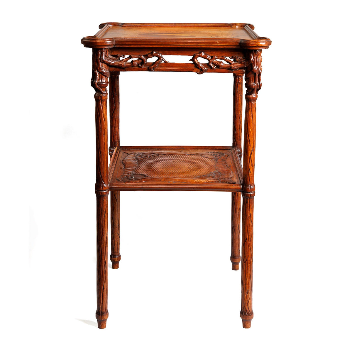 Émile Gallé "Hiver" Two-tiered Table