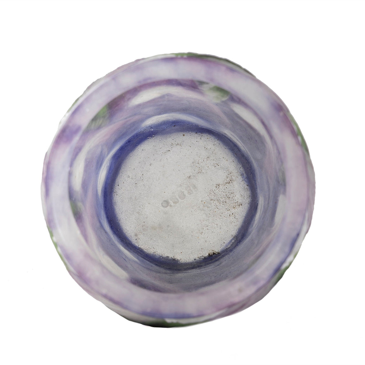 Gabriel Argy-Rousseau "Poissons Dans Les Vagues" Pâte de Verre Glass Vase