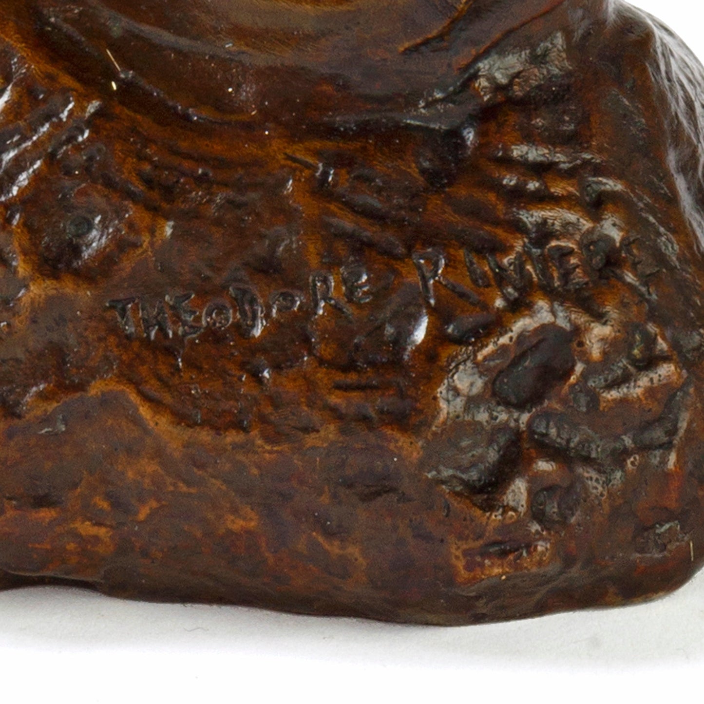 Théodore Rivière "La Danse du lys" Bronze Sculpture