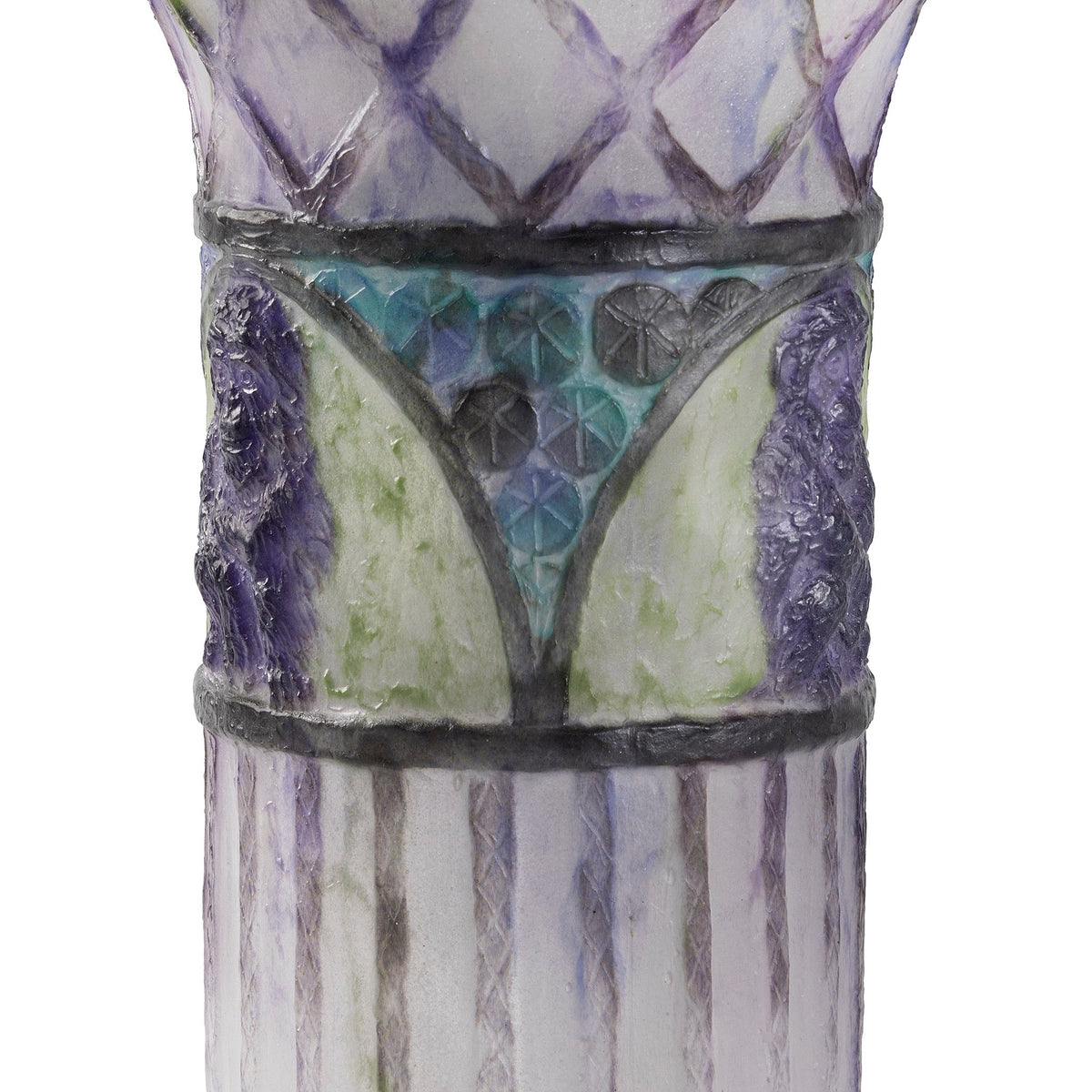 Gabriel Argy-Rousseau "Singes" Pate de Verre Vase