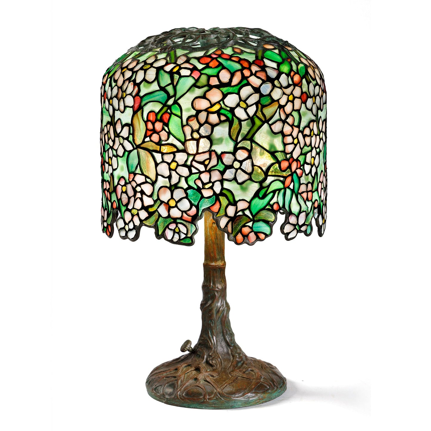 Tiffany Studios New York Pony "Apple Blossom" Table Lamp